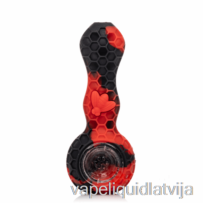 Stratus Bee Silikona Karote Sārtināts (melns/sarkans) Vape šķidrums